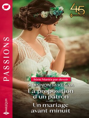 cover image of La proposition d'un patron--Un mariage avant minuit